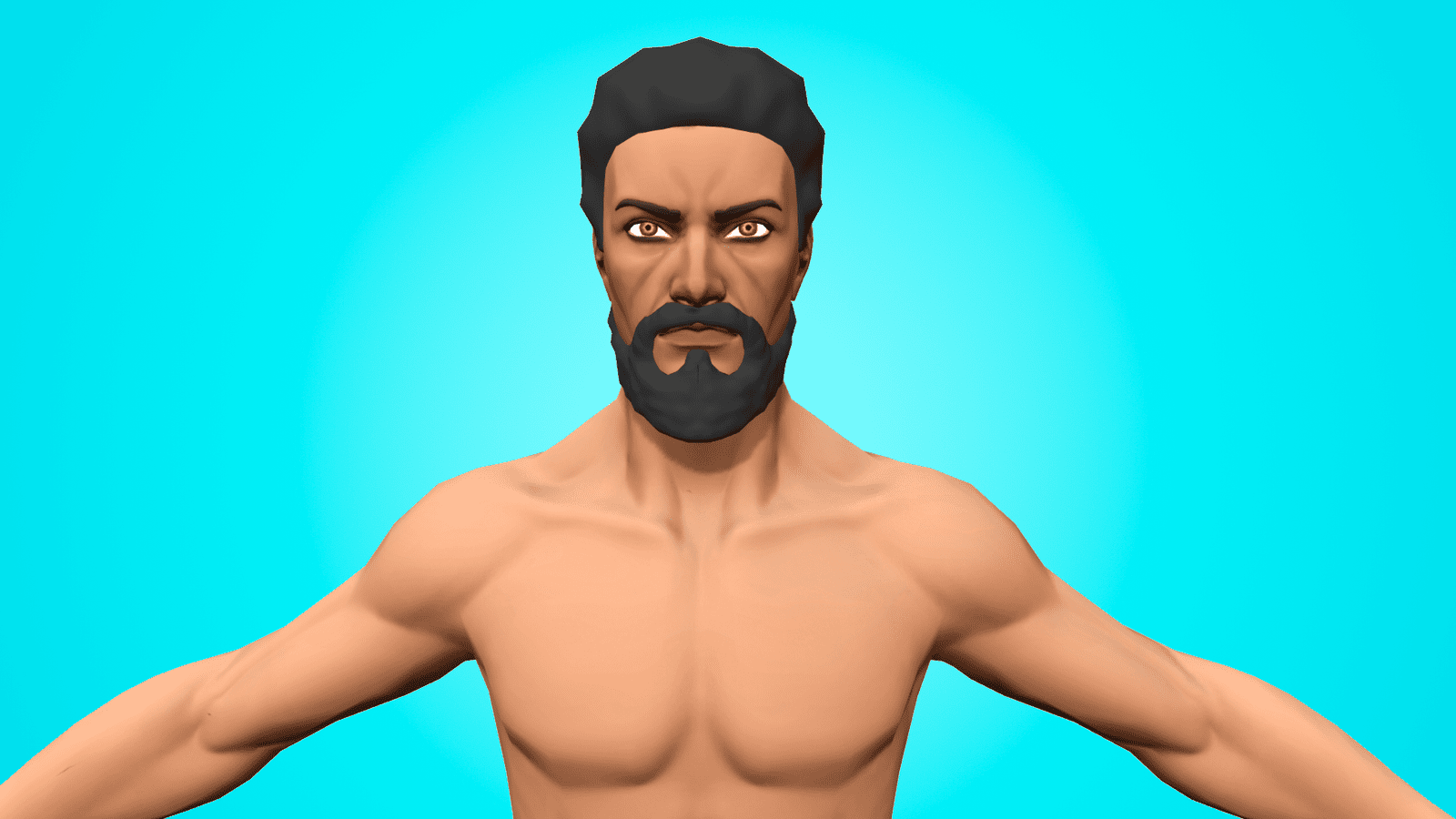 JOHAR - GREAT RIGGED 3D CHARACTER CARTOON- Base Mesh - Image 4