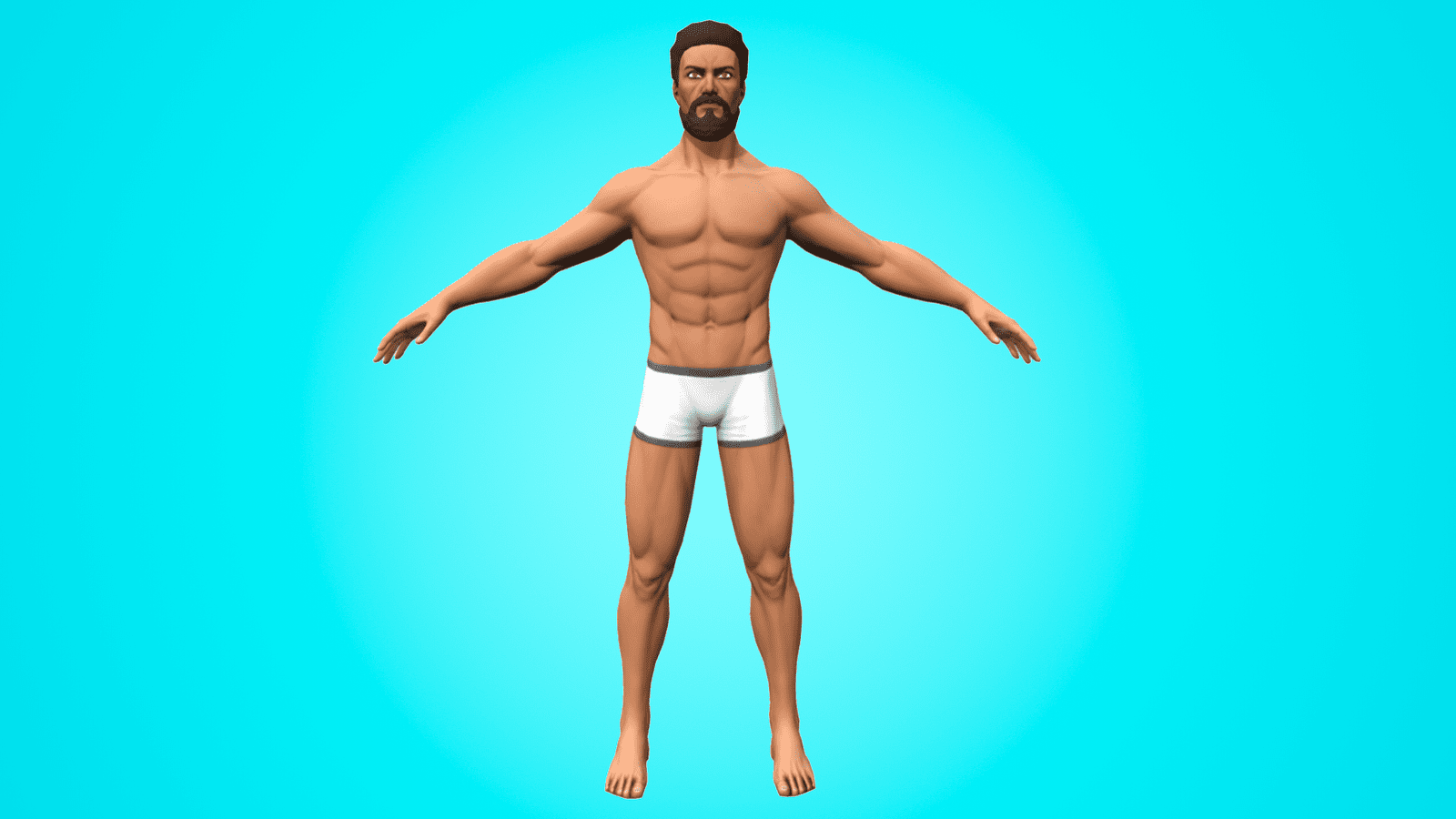 JOHAR - GREAT RIGGED 3D CHARACTER CARTOON- Base Mesh