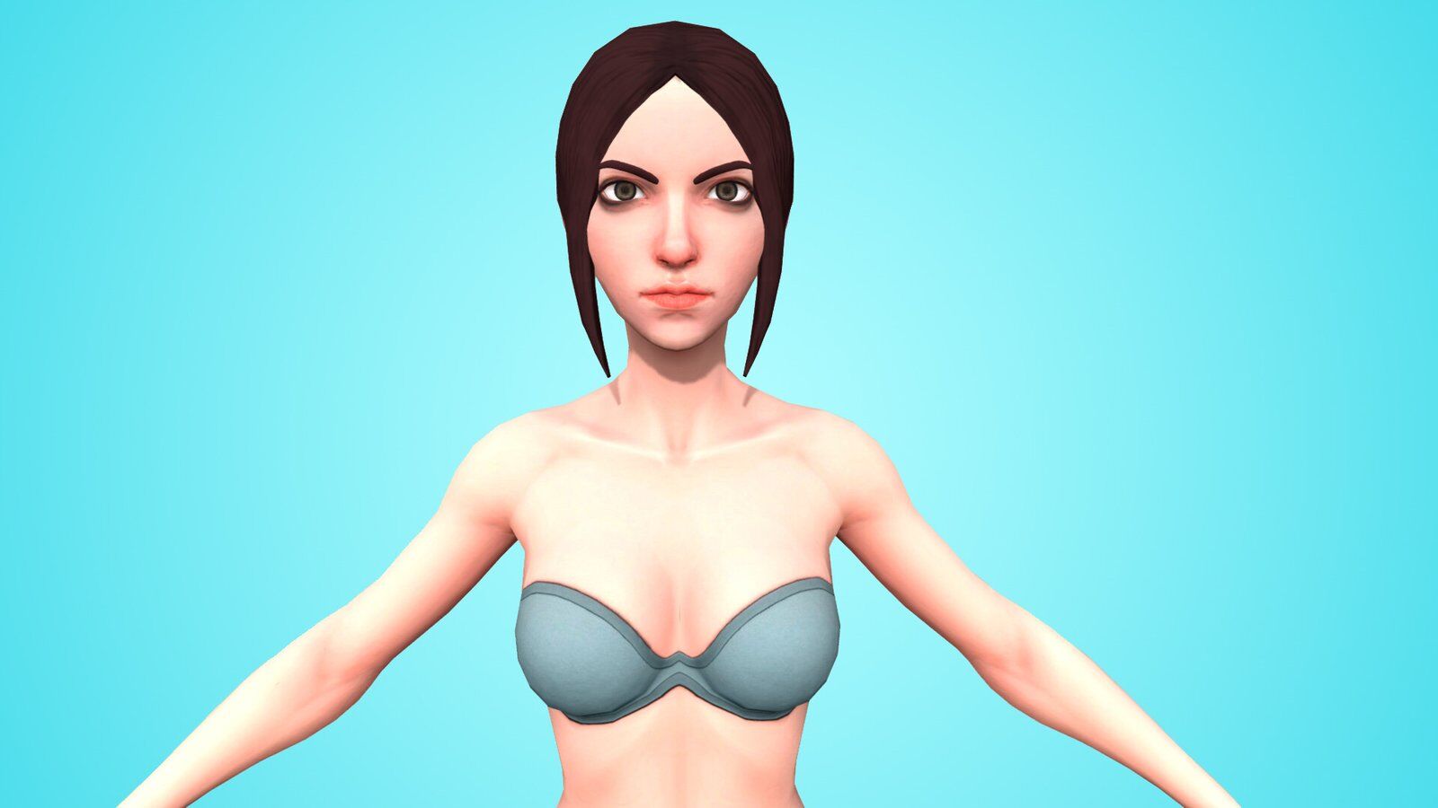 FEMALE BASE MESH-REGINA- INCREDIBLE RIGGED 3D CHARACTER! - Image 4