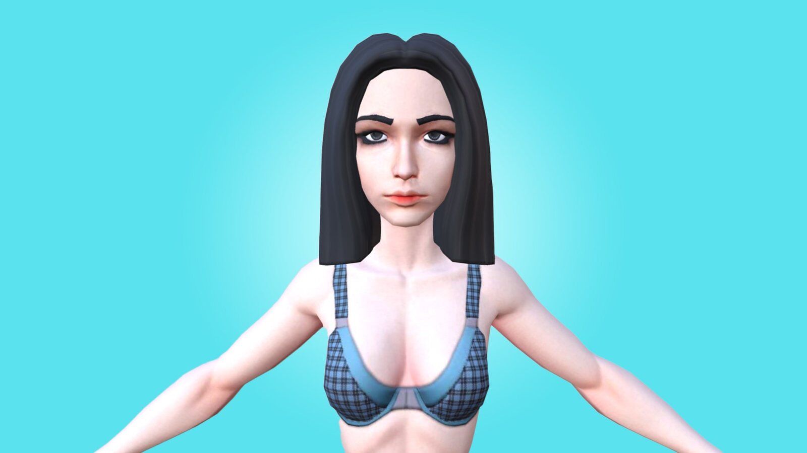 FEMALE BASE MESH -KARINA- NEW RIGGED 3D CHARACTER! - Image 3