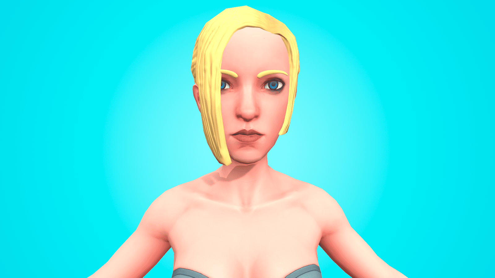 IMPRESIVE 3D CARTOON CHARACTER- BRIANNA- NEW RIGGED BASE MESH! - Image 4