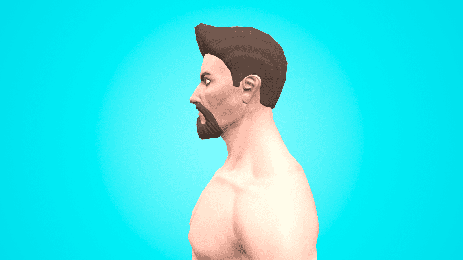 3D RIGGED BASE MESH - EGON - AWESOME CARTOON CHARACTER - Image 5