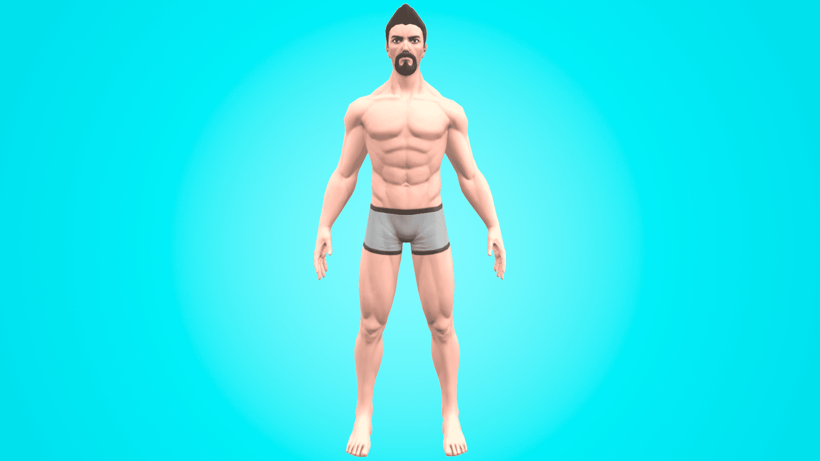 3D RIGGED BASE MESH - EGON - AWESOME CARTOON CHARACTER