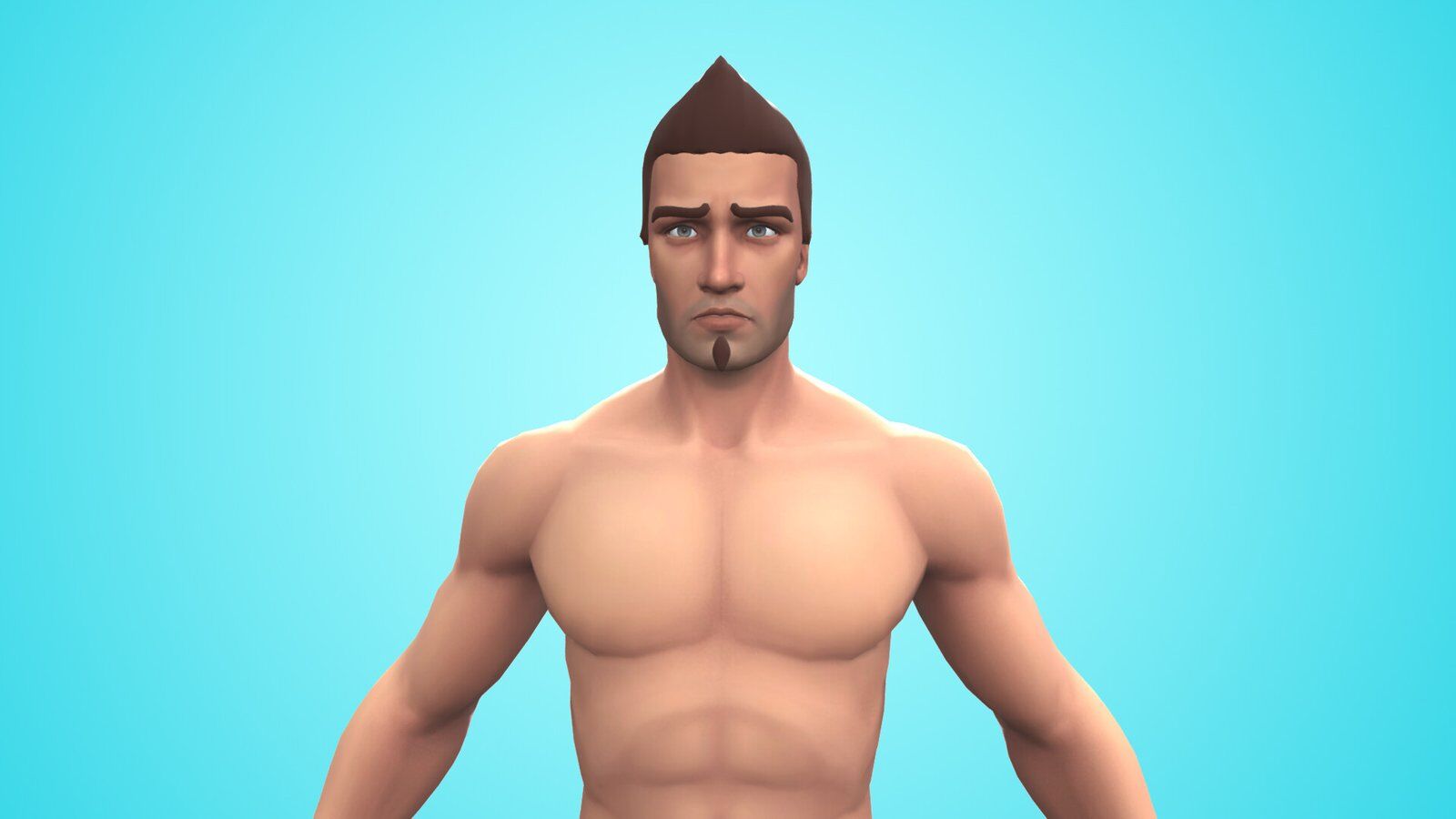 MALE BASE MESH - ANTONIO - AWESOME CARTOON 3D CHARACTER - Image 2