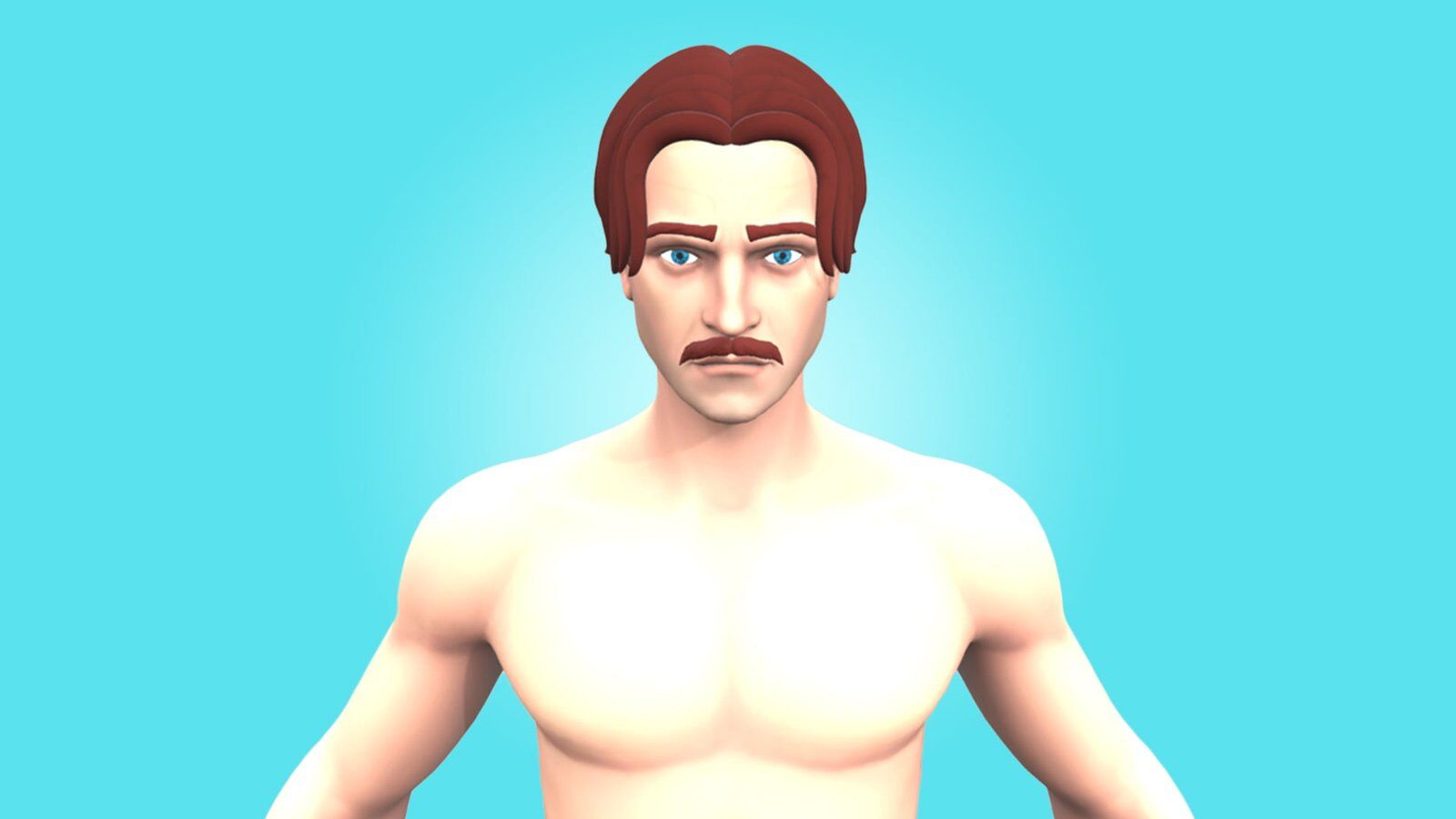MALE BASE MESH - ROBERT - AWESOME CARTOON 3D CHARACTER - Image 3