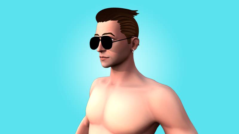 MALE BASE MESH - ROBERT - 3D RIGGED CHARACTER - Image 4