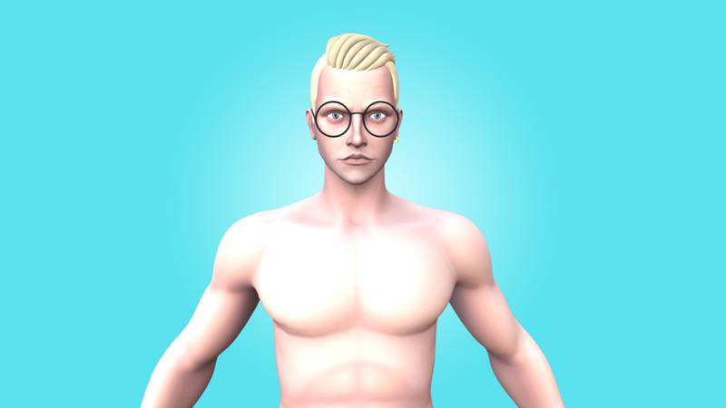 NEW MALE BASE MESH – JORL – 3D RIGGED CHARACTER - Image 3