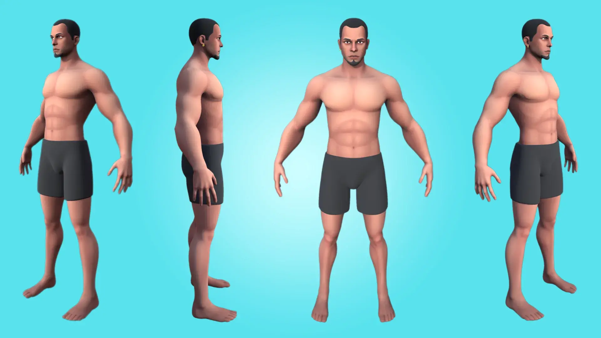 New Male 3D Character - Rigged - Image 2